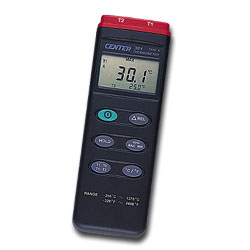 CENTER-301温度表（双通道）